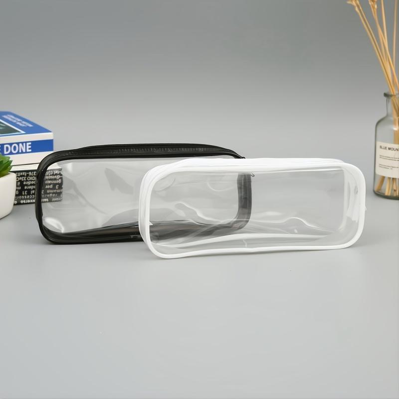Clear PVC Zipper Pencil Bag for Toiletries & Makeup