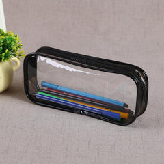 Clear PVC Zipper Pencil Bag for Toiletries & Makeup