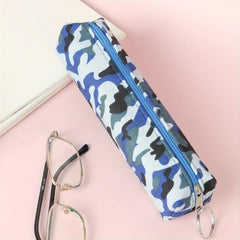 Camo Pencil Case Student Stationery Organizer