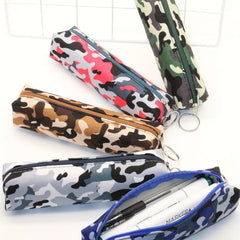 Camo Pencil Case Student Stationery Organizer
