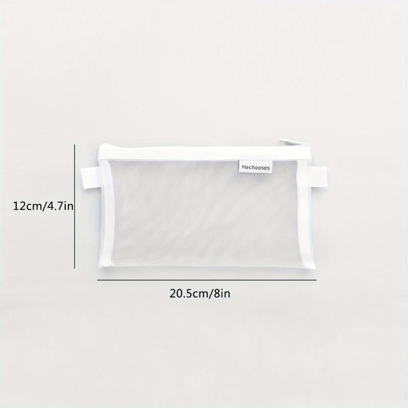 Transparent Mesh Pencil Case Exam Special Portable Pencil Case