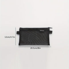 Transparent Mesh Pencil Case Exam Special Portable Pencil Case