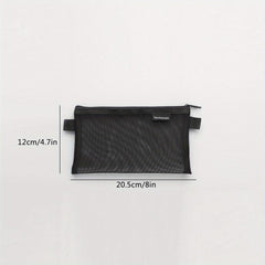 Transparent Mesh Pencil Case Exam Special Portable Pencil Case