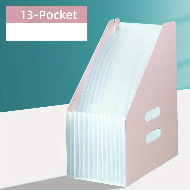 Thick 13 Grid Desktop File Folder Organizer Bag