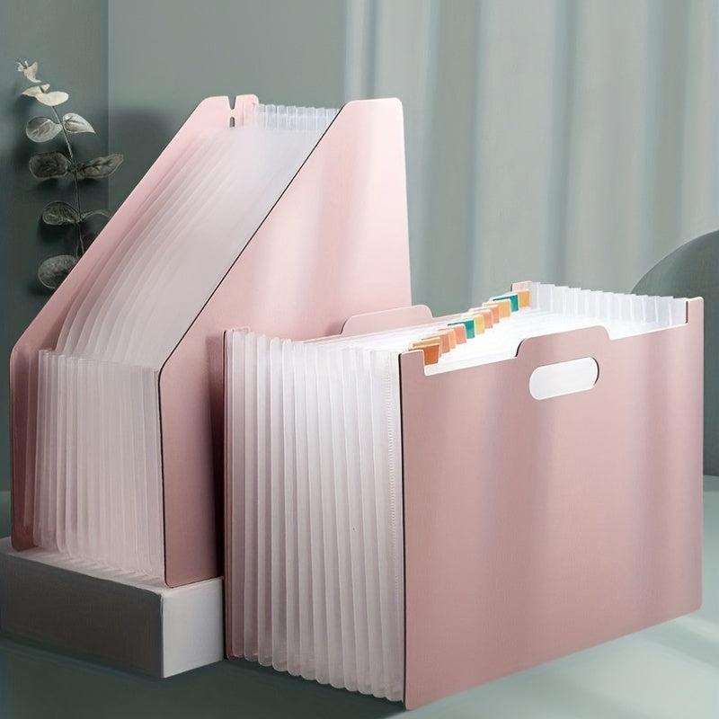 Thick 13 Grid Desktop File Folder Organizer Bag