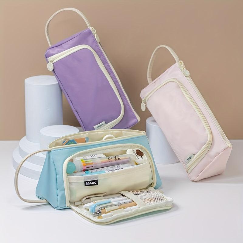 Large Capacity Pencil Case Students Stationery Pen Storage