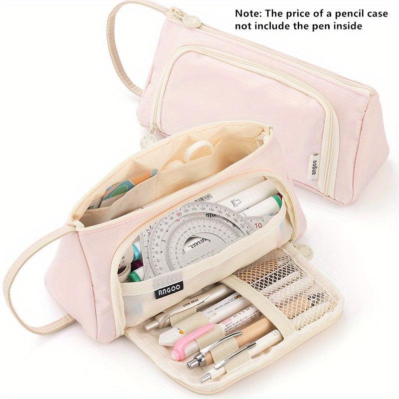 Large Capacity Pencil Case Students Stationery Pen Storage