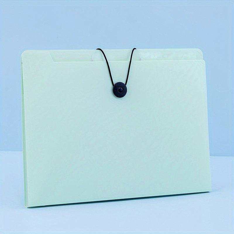 Morandi A4 File Folder Organ Bag Student Test Paper Bag