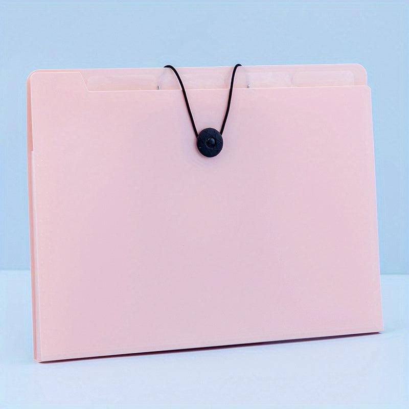 Morandi A4 File Folder Organ Bag Student Test Paper Bag