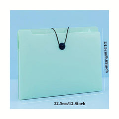 Morandi A4 File Folder Organ Bag Student Test Paper Bag
