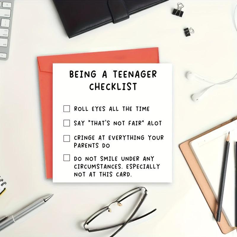 Funny Teenagers Birthday Card - Perfect for 14th-17th Son Daughter Niece Nephew