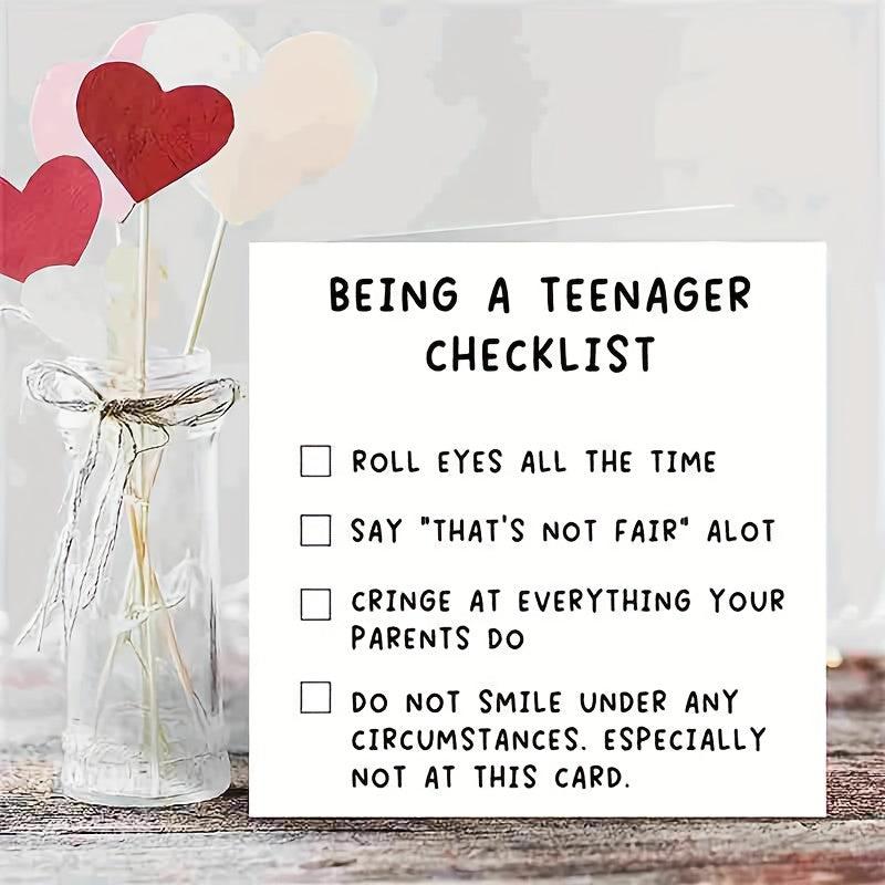 Funny Teenagers Birthday Card - Perfect for 14th-17th Son Daughter Niece Nephew
