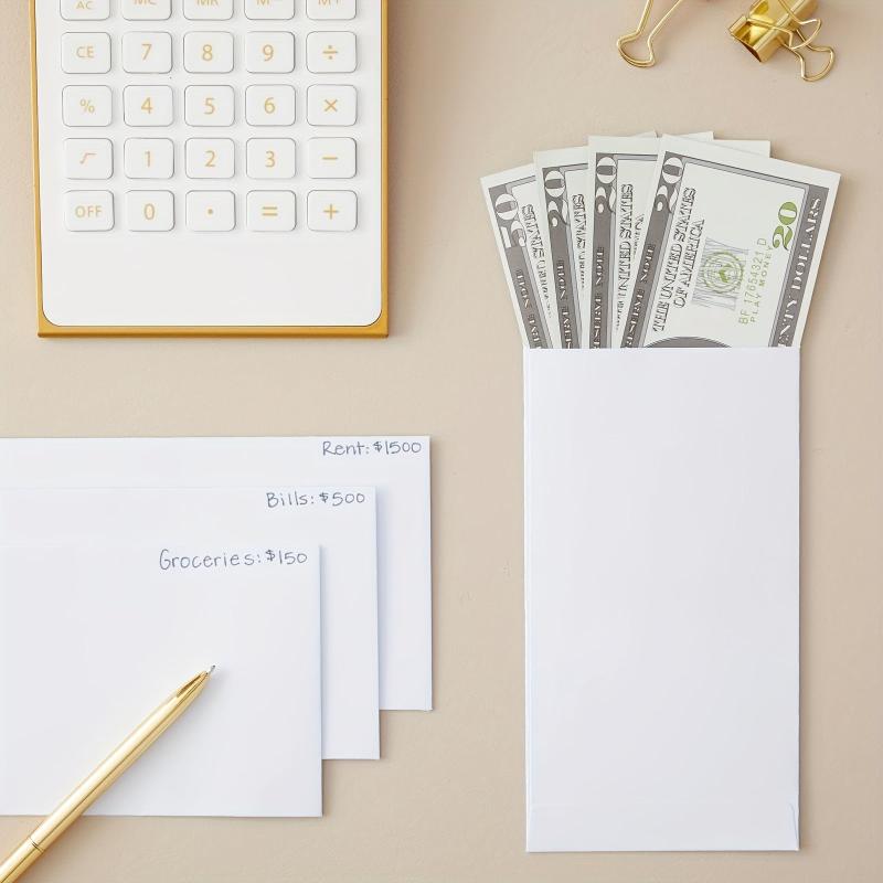 100 Packs Cash Envelopes Money Saving Challenge Small Money Envelopes For Cash