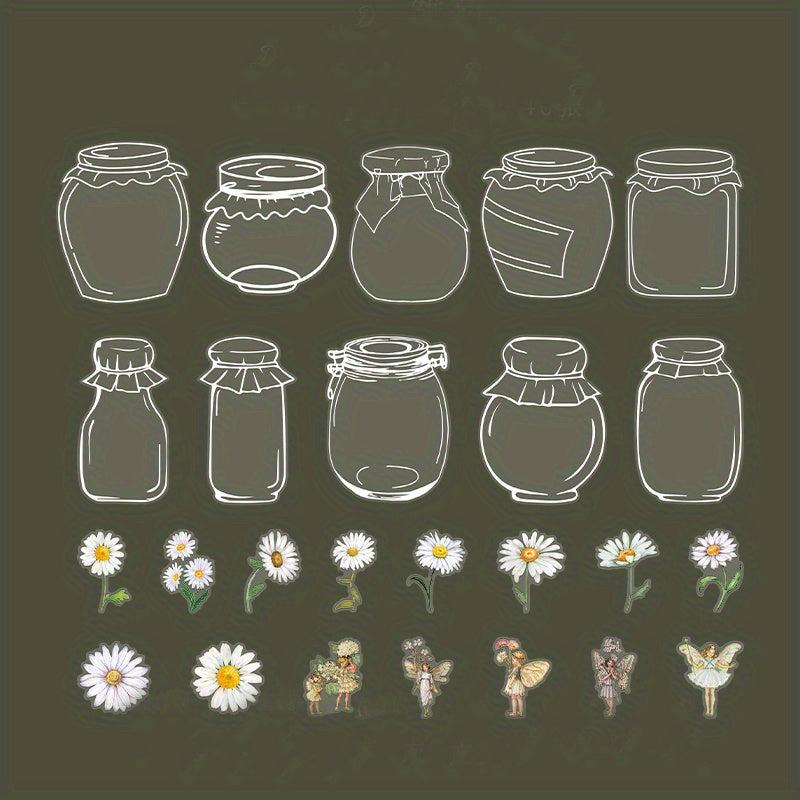 40pcs Dried Flower Bookmarks DIY Set for Plant Bookmark Making
