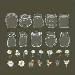 40pcs Dried Flower Bookmarks DIY Set for Plant Bookmark Making