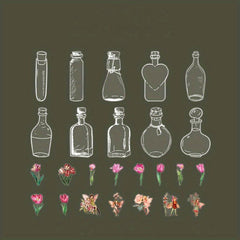 40pcs Dried Flower Bookmarks DIY Set for Plant Bookmark Making