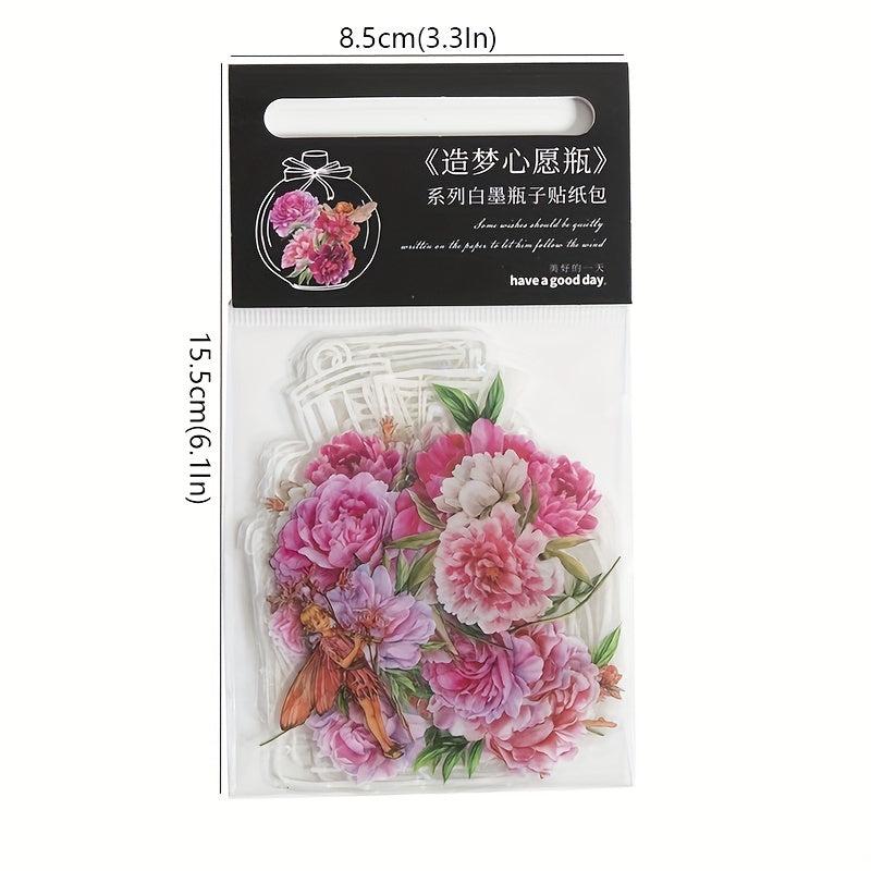 40pcs Dried Flower Bookmarks DIY Set for Plant Bookmark Making