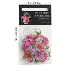 40pcs Dried Flower Bookmarks DIY Set for Plant Bookmark Making