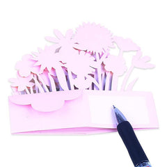 3D Bouquet Pop Up Thank You Card Valentines Card Teacher Appreciation Cards