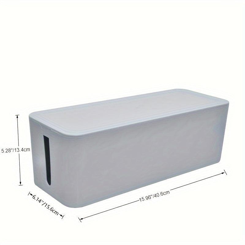 Cable Management Box Extension Cord Organizer for Home/Office