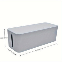 Cable Management Box Extension Cord Organizer for Home/Office
