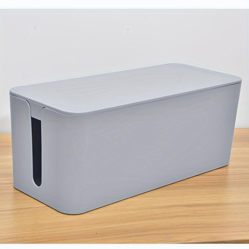 Cable Management Box Extension Cord Organizer for Home/Office
