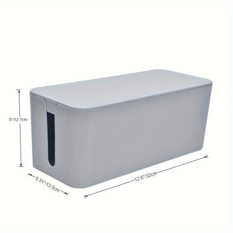 Cable Management Box Extension Cord Organizer for Home/Office