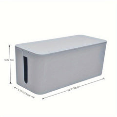 Cable Management Box Extension Cord Organizer for Home/Office
