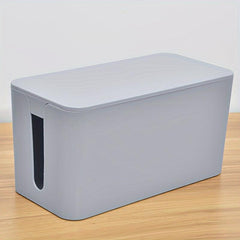 Cable Management Box Extension Cord Organizer for Home/Office