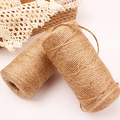 100m Natural Jute Twine for Gardening Plant Wrapping Arts & Crafts
