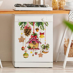 Christmas Star Bell Sticker Home Decoration