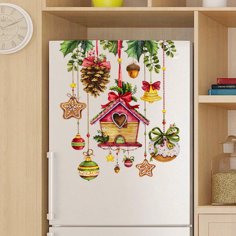 Christmas Star Bell Sticker Home Decoration