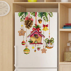 Christmas Star Bell Sticker Home Decoration