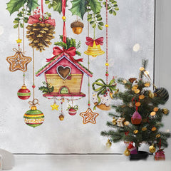 Christmas Star Bell Sticker Home Decoration