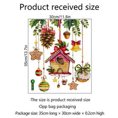 Christmas Star Bell Sticker Home Decoration