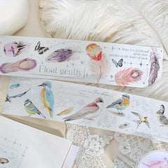1pc Animals & Plants Washi Paper Stickers - Bullet Journals Decor