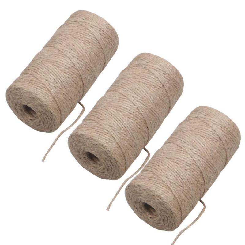 328 FT Natural Jute Twine Arts Crafts Gift Wrapping Christmas Pack
