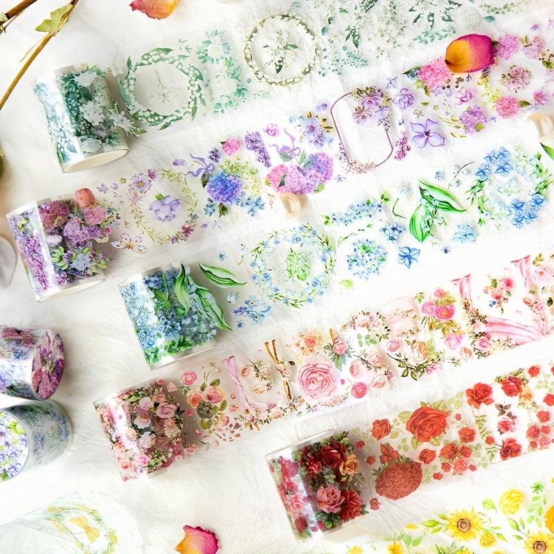 Flower PET Washi Tape DIY Craft Scrapbooking Supplies