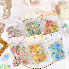 40pcs Vintage Floral Stickers for Scrapbooks Journals Laptops & Bottles