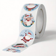 500 Christmas Theme Gift Label Stickers