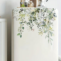 Green Plant Leaf Wall Stickers for Home Decor