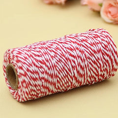 100m DIY Cotton Rope Hand-woven Clothes Packaging Accessories