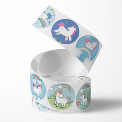 500pcs Unicorn Stickers Kids Reward Gift Stationery Stickers
