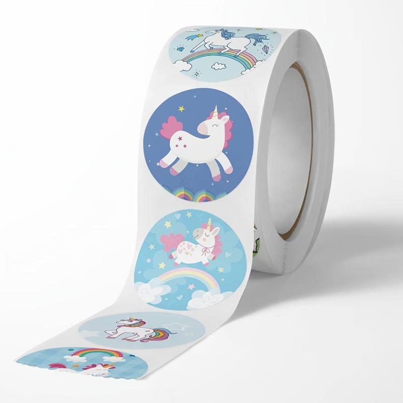 500pcs Unicorn Stickers Kids Reward Gift Stationery Stickers