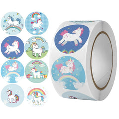 500pcs Unicorn Stickers Kids Reward Gift Stationery Stickers