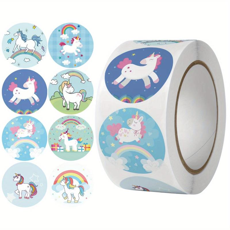 500pcs Unicorn Stickers Kids Reward Gift Stationery Stickers