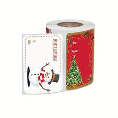 250pcs Christmas Holiday Shopping Self adhesive Sticker Sealing Sticker Label