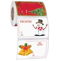 250pcs Christmas Holiday Shopping Self adhesive Sticker Sealing Sticker Label