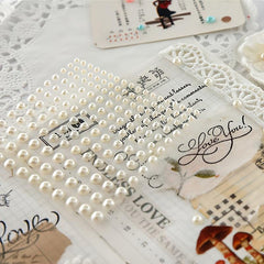990pcs Self Adhesive Pearl Stickers for Crafts Beauty Home Decor 3-6mm