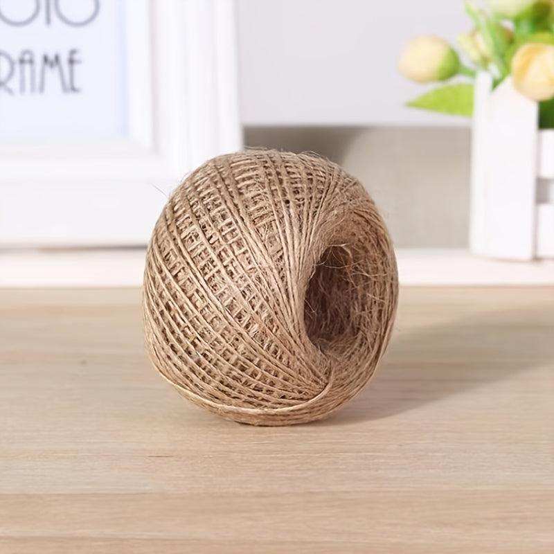 DIY Jute Rope Ornament Coarse Hemp Woven Rope Column 100m